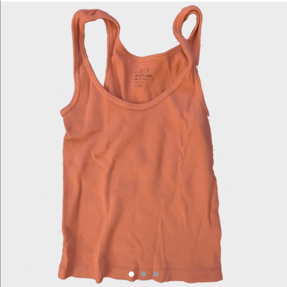 Pink Brandy Melville Cropped Tank Top